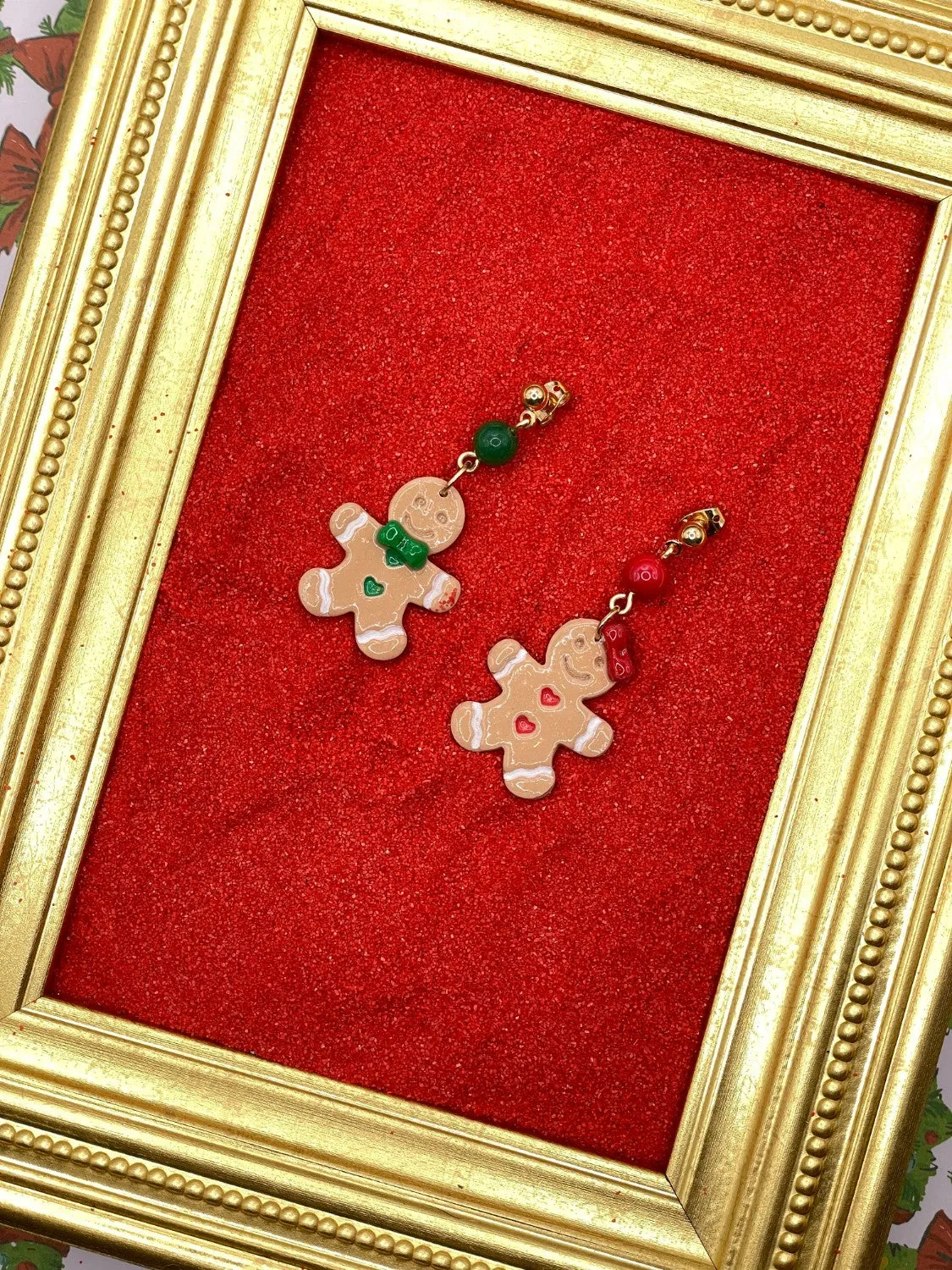 Gingerbread Friends Earrings sold by Modcloth product image thumbnail 3