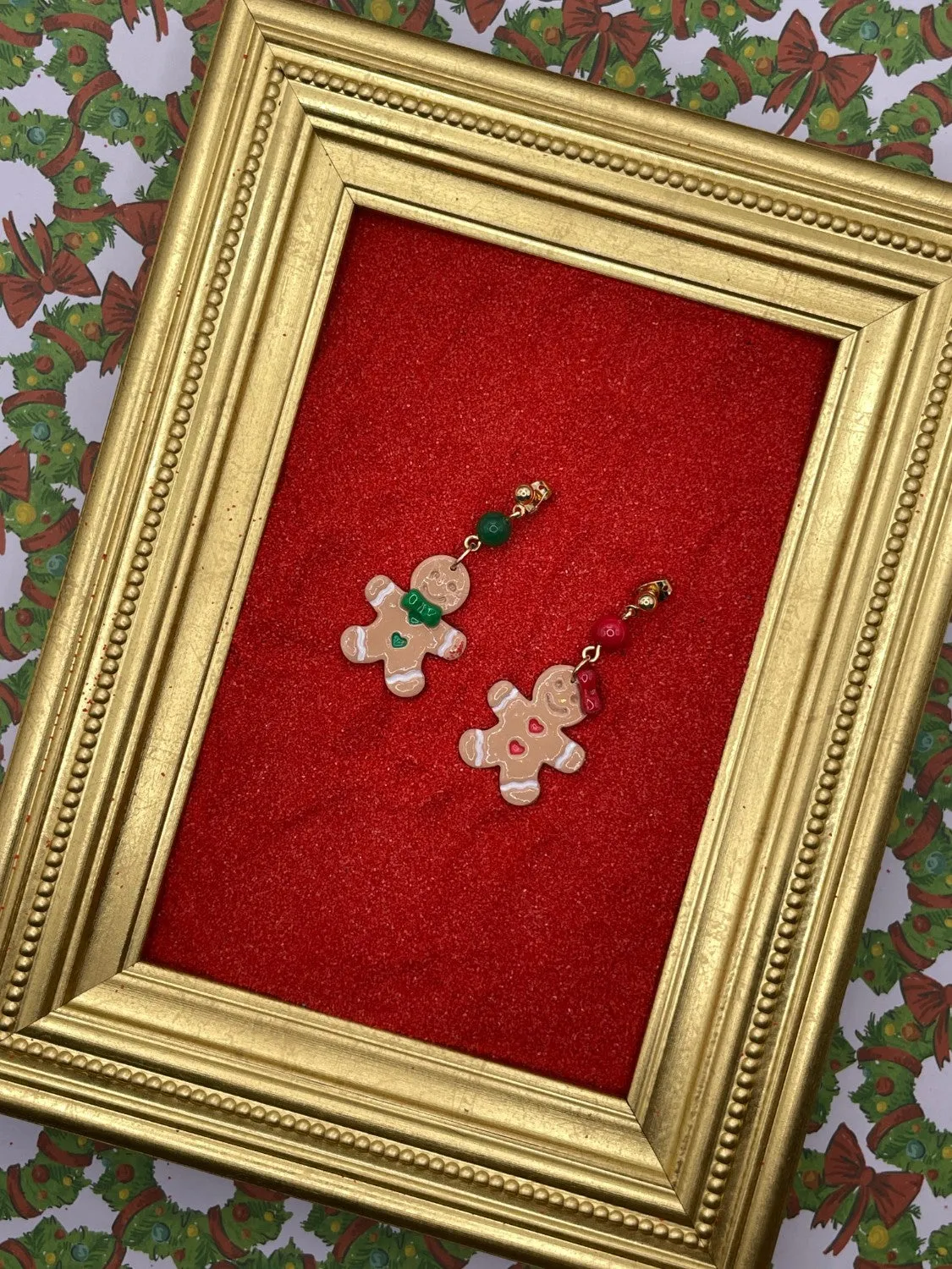 Gingerbread Friends Earrings sold by Modcloth product image thumbnail 4