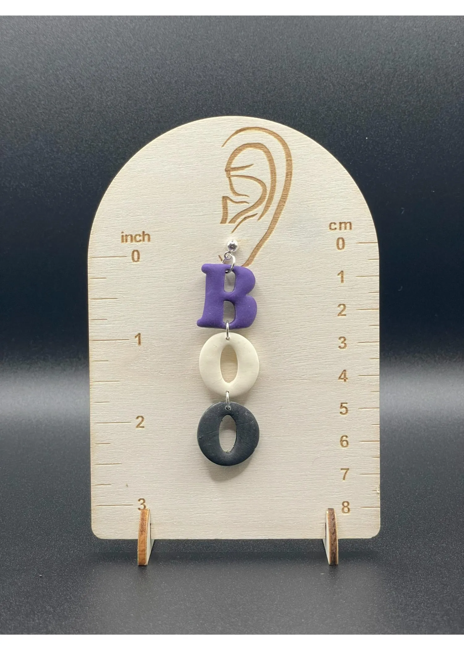 Salem BOO Dangle Earrings sold by Modcloth product image thumbnail 2