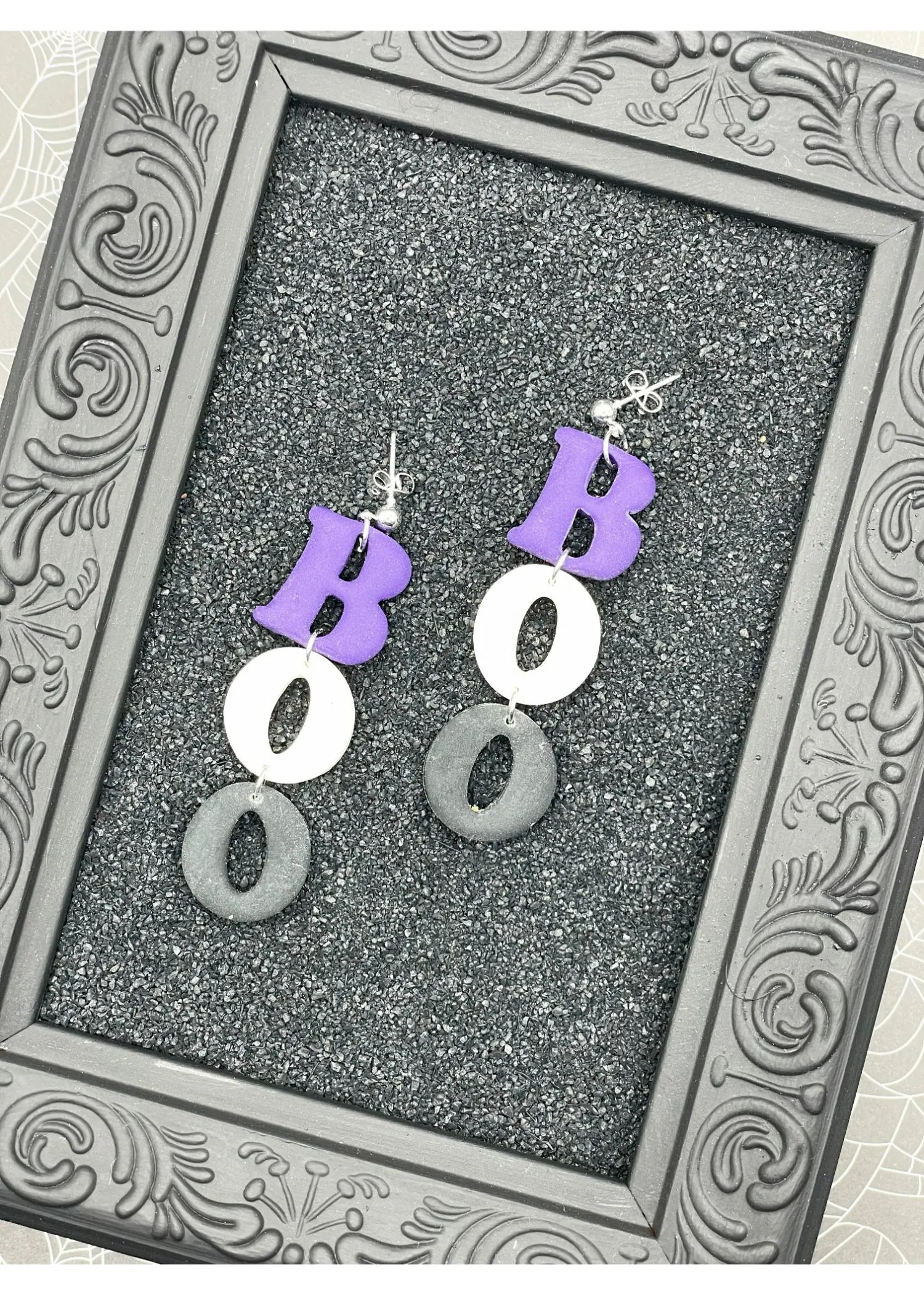 Salem BOO Dangle Earrings sold by Modcloth product image thumbnail 3
