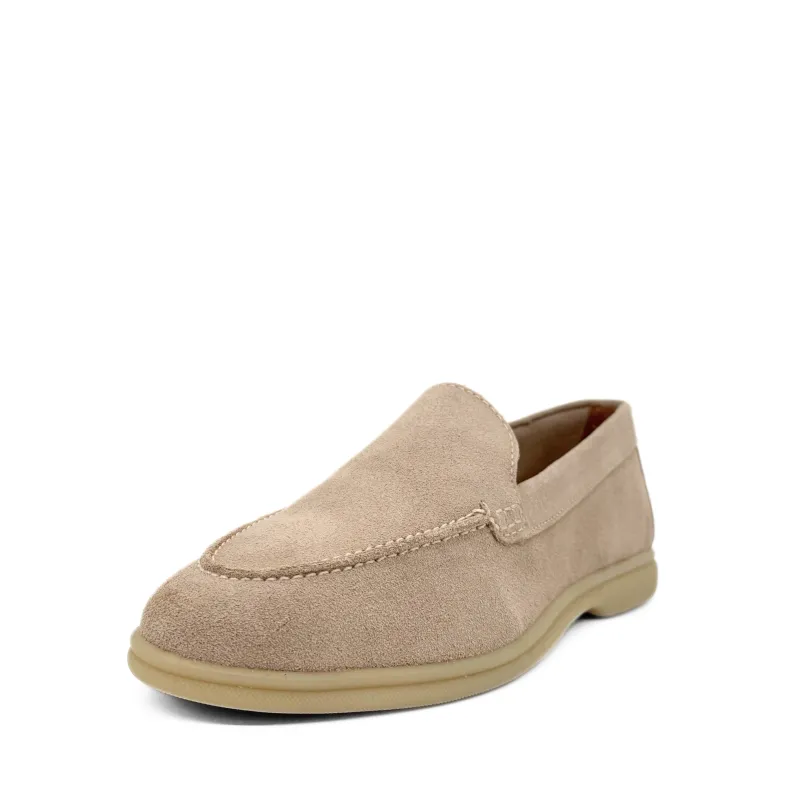 Lama Suede Loafers Stone sold by Modcloth