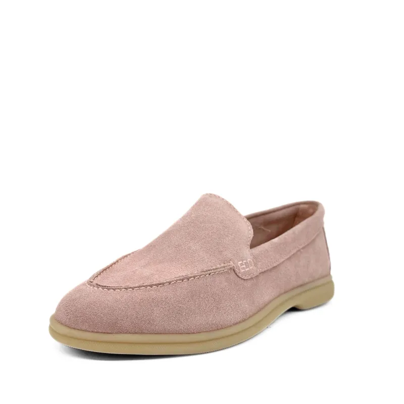 Lama Suede Loafers Pink sold by Modcloth
