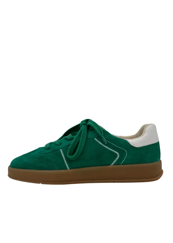 Moldova Suede Tennis Sneakers Green sold by Modcloth