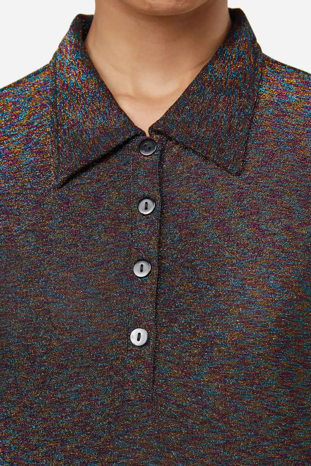 Glitter Mesh Midi Dress Rainbow Black sold by Modcloth product image thumbnail 5