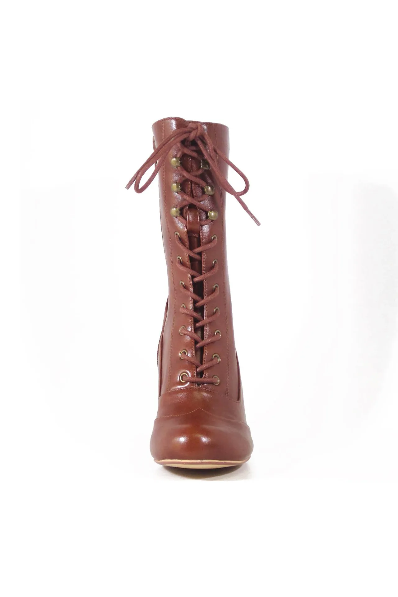 Claire Victorian Booties Tan sold by Modcloth product image thumbnail 3