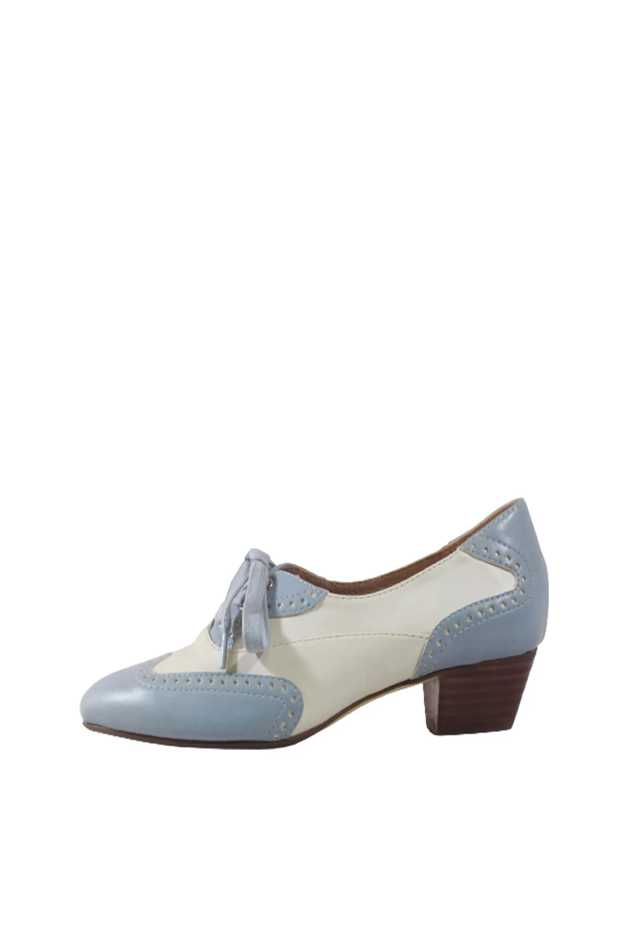 Demi Vintage Saddle Shoes Blue Bone sold by Modcloth product image thumbnail 2