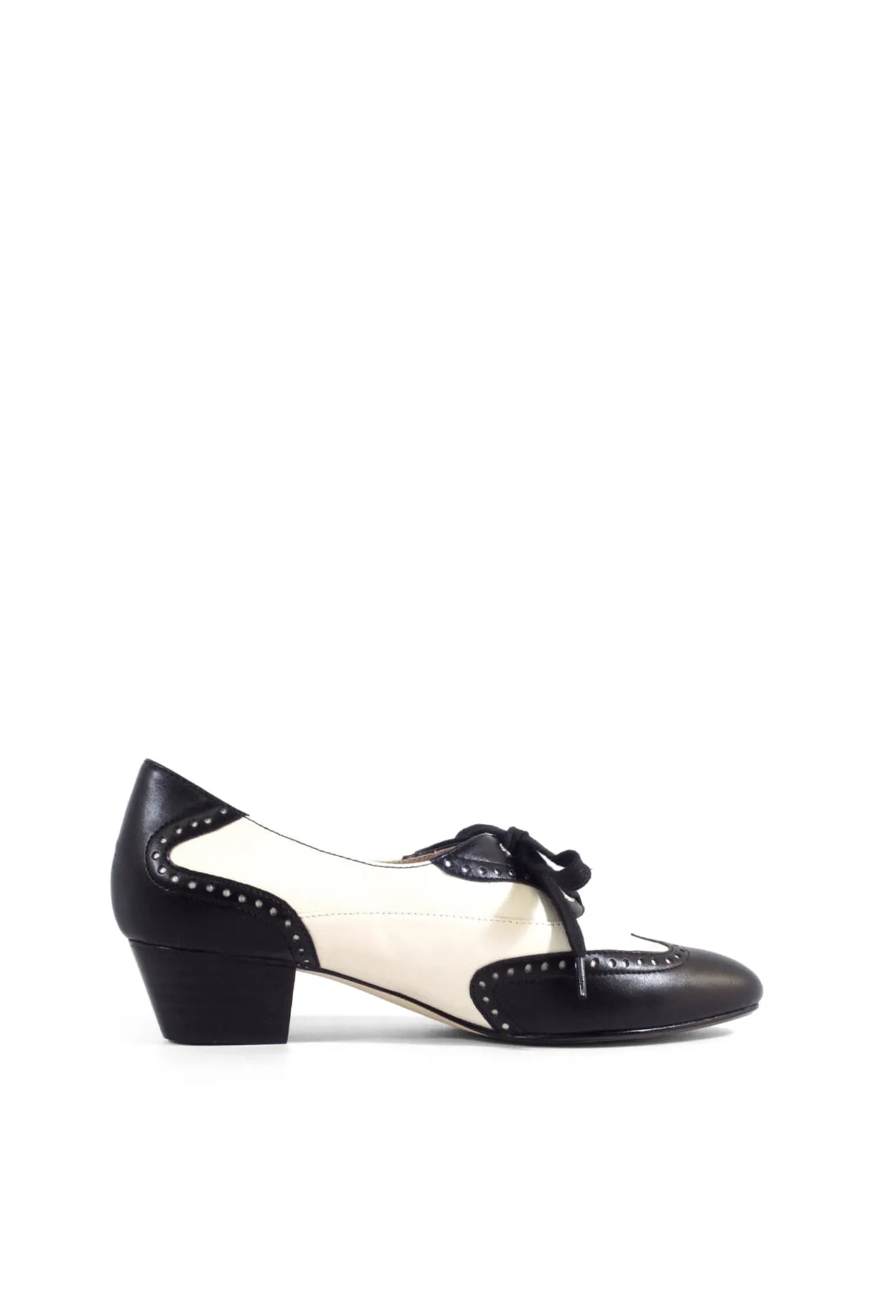 Demi Vintage Saddle Shoes Black Bone sold by Modcloth product image thumbnail 4