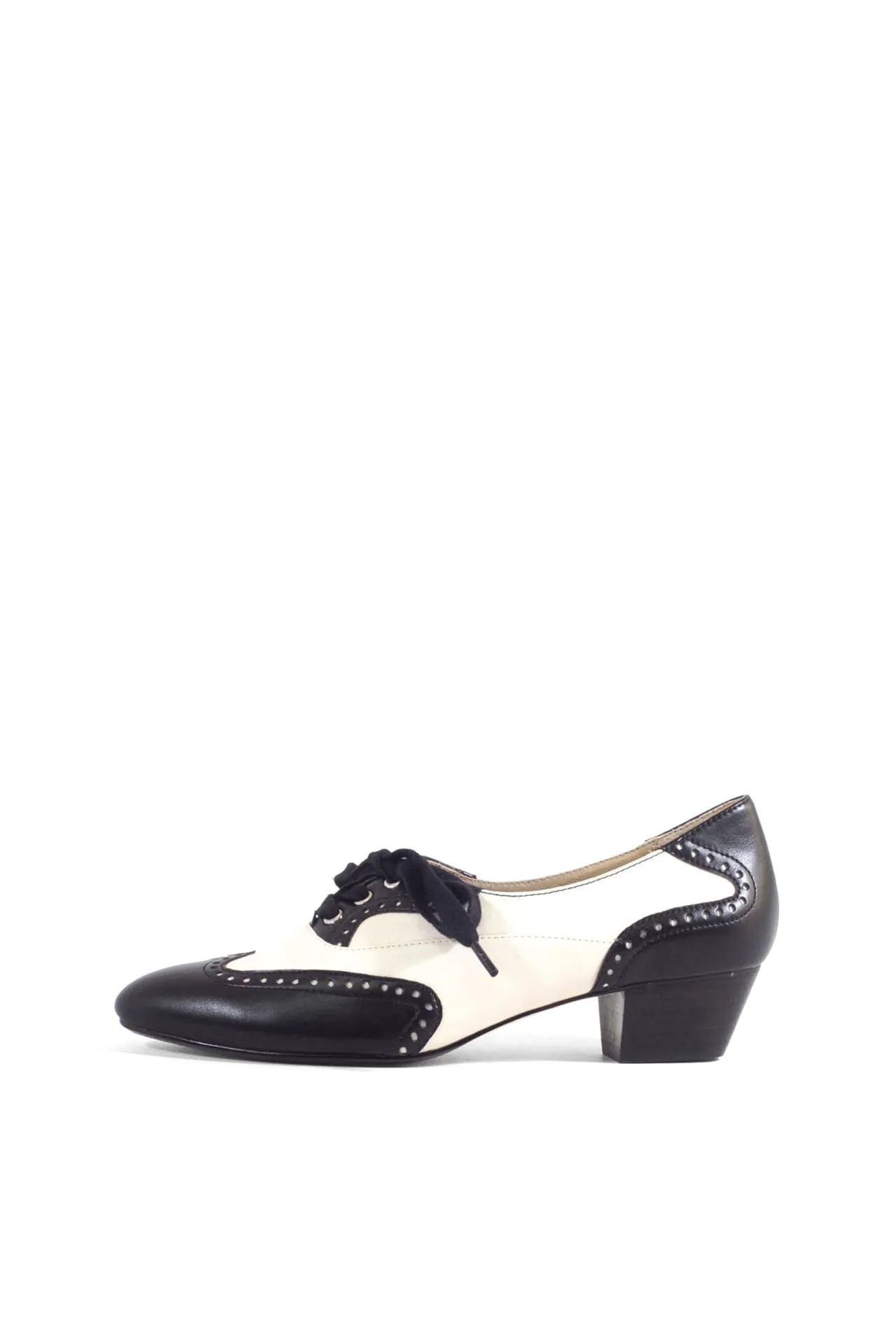 Demi Vintage Saddle Shoes Black Bone sold by Modcloth product image thumbnail 2