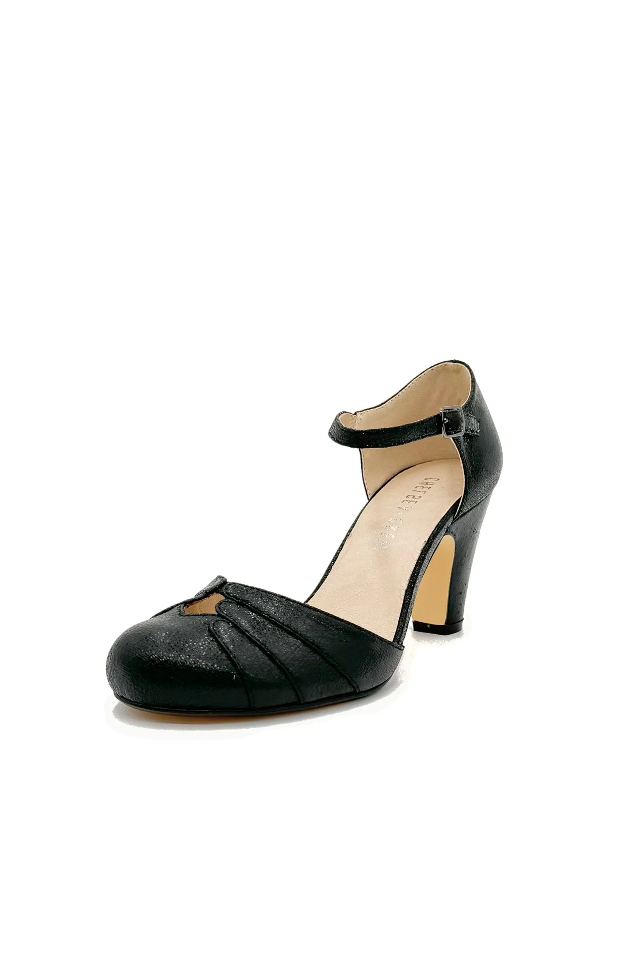 Goldie Metallic Ballroom Heels Black sold by Modcloth product image thumbnail 2