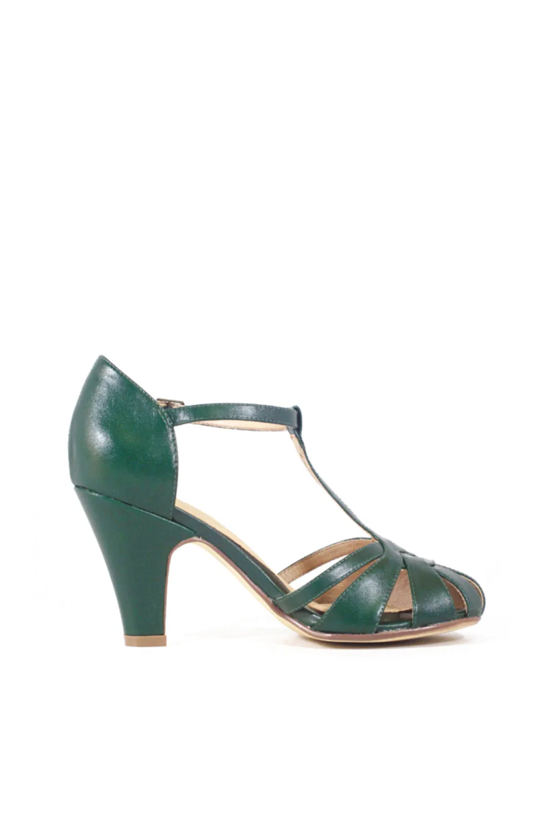 Sergi T-Strap Heels Green sold by Modcloth product image thumbnail 3