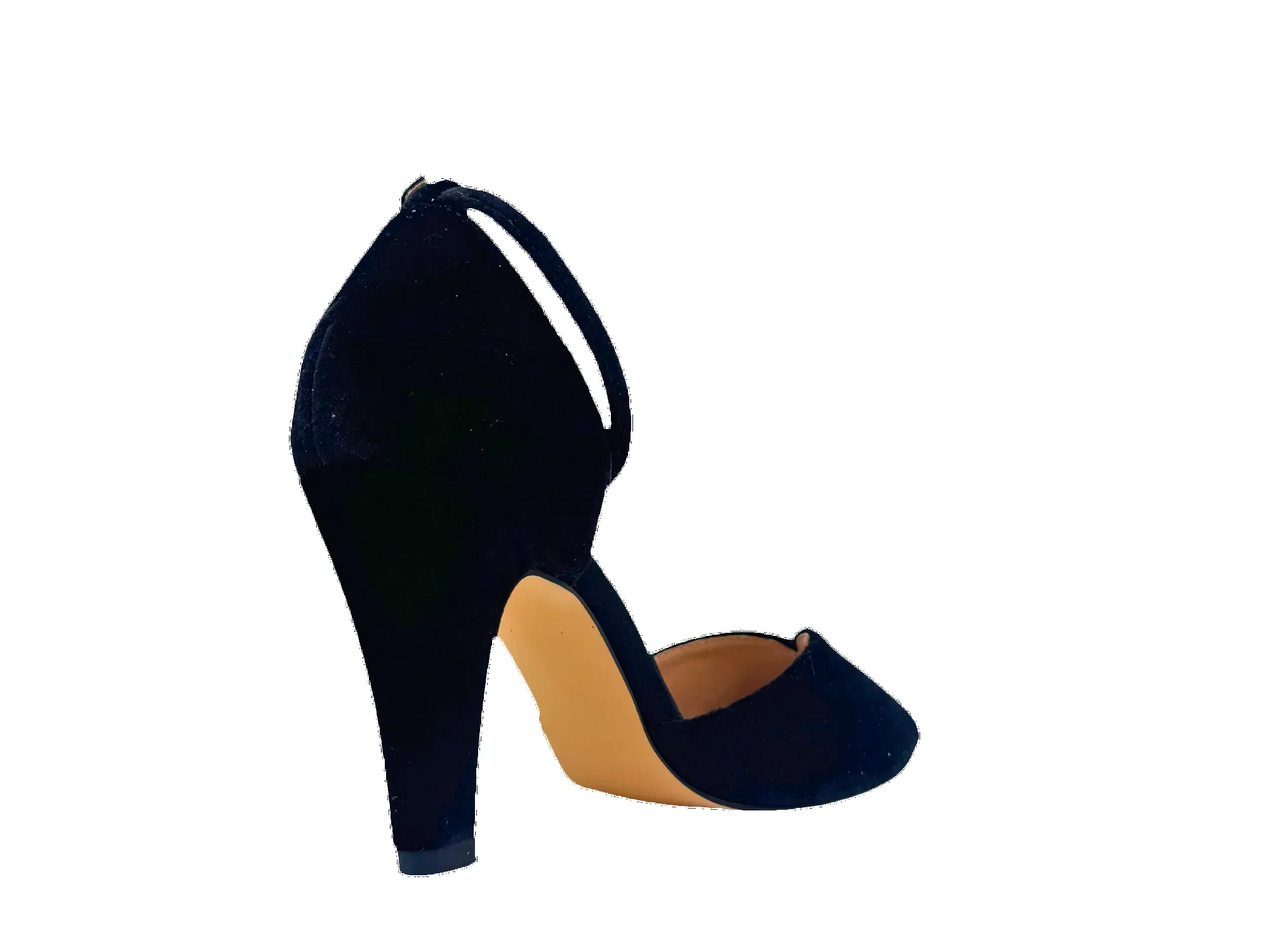 Lola Velvet Heels Black sold by Modcloth product image thumbnail 4