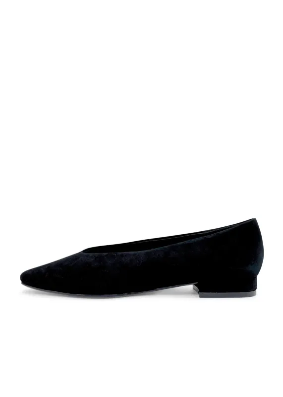 Slick Ballet Flats Black Suede sold by Modcloth