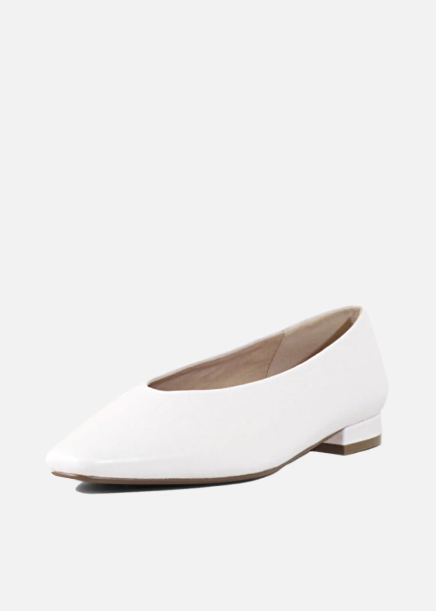 Slick Ballet Flats White Leather sold by Modcloth product image thumbnail 3