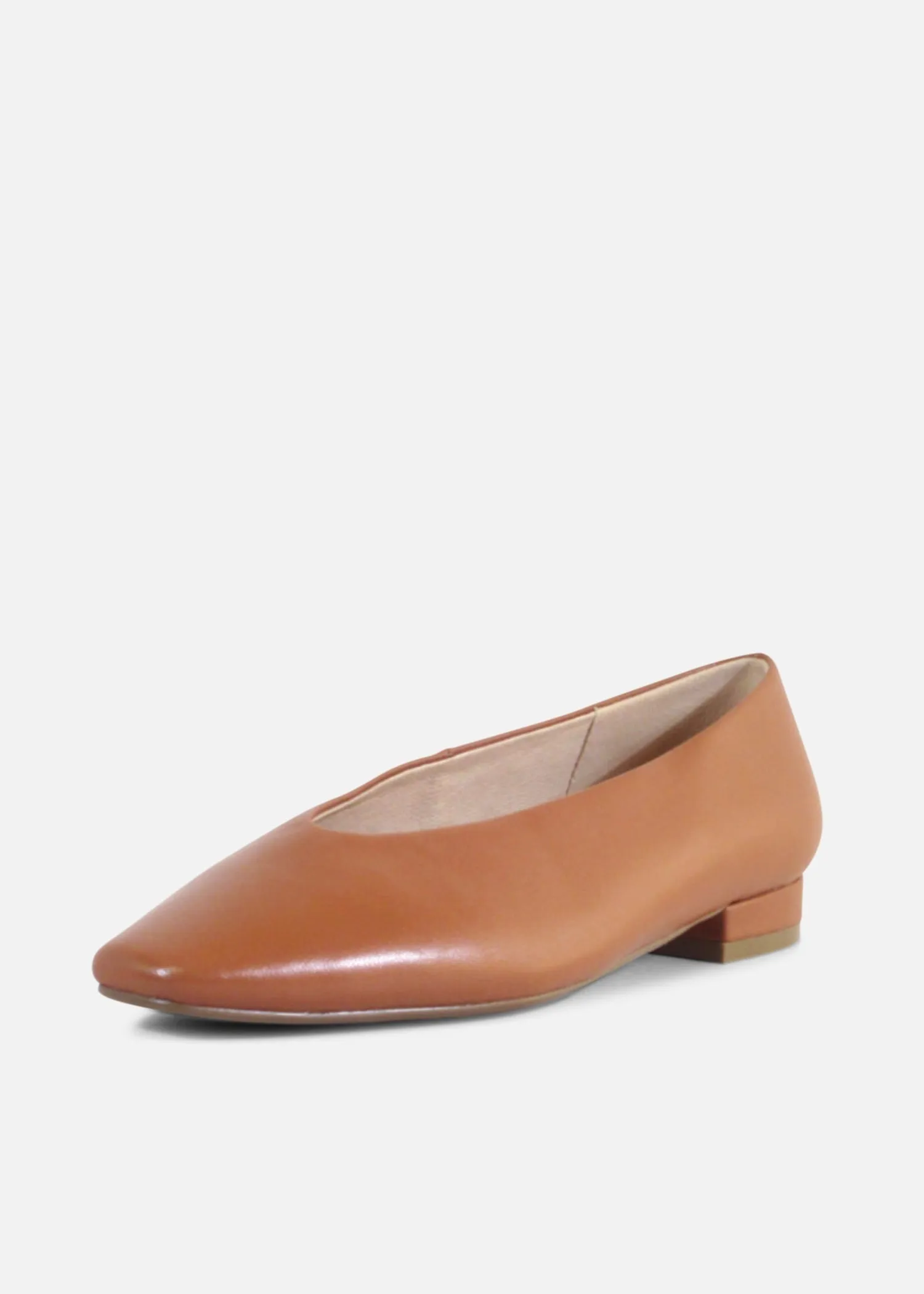 Slick Ballet Flats Tan Leather sold by Modcloth product image thumbnail 3