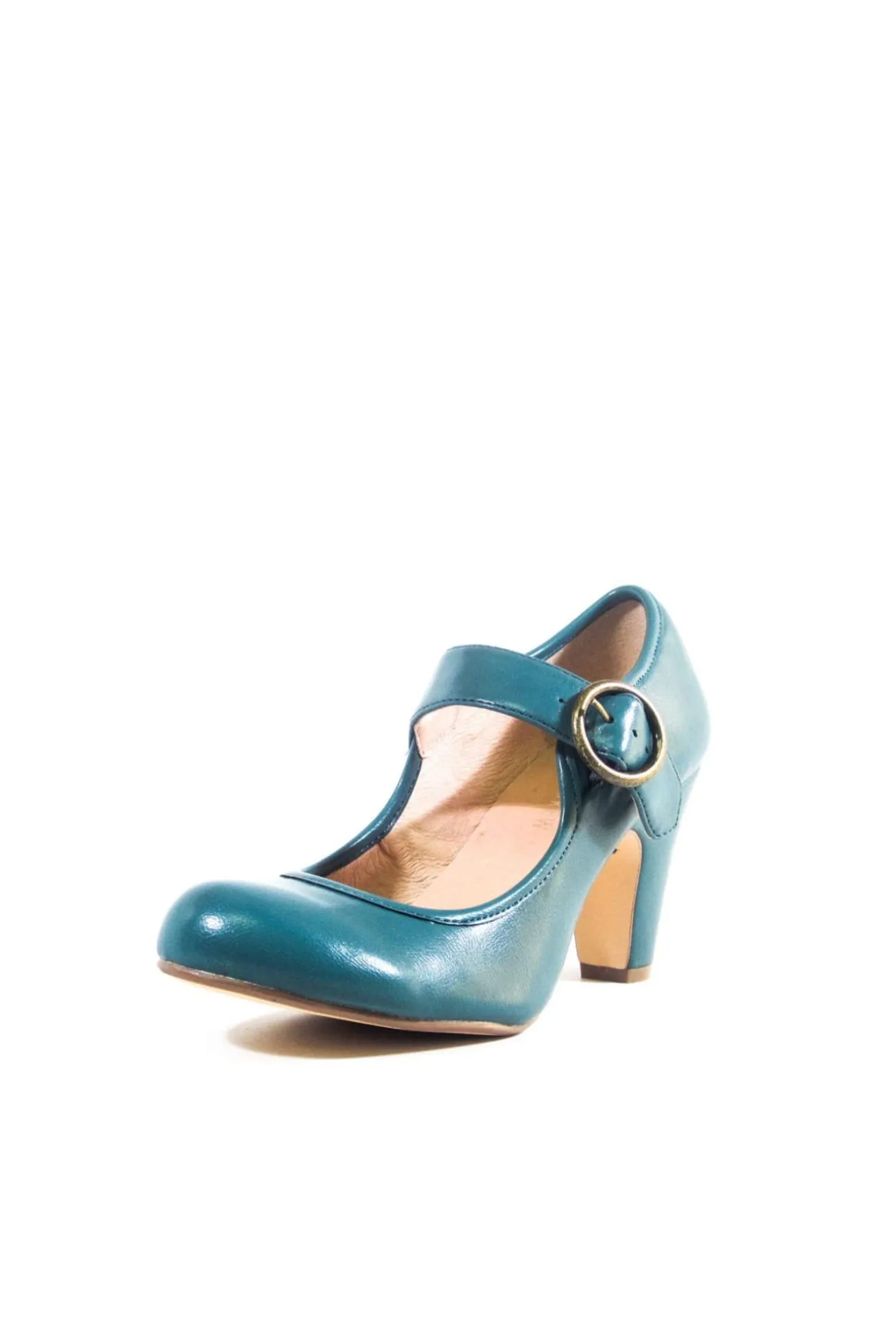 Madeline Mary Jane Heels Teal sold by Modcloth product image thumbnail 2