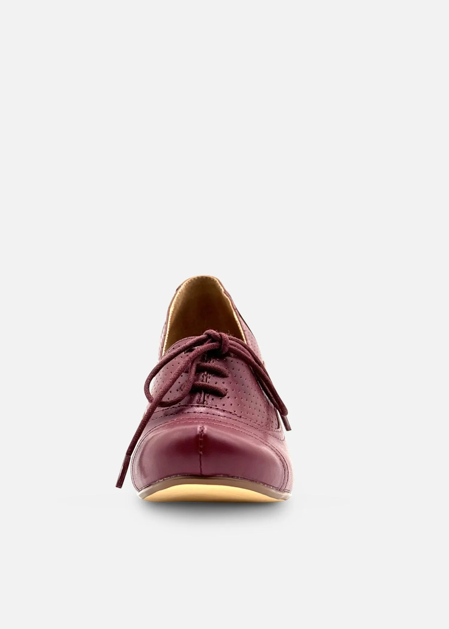 Maytal Retro Heels Burgundy sold by Modcloth product image thumbnail 4