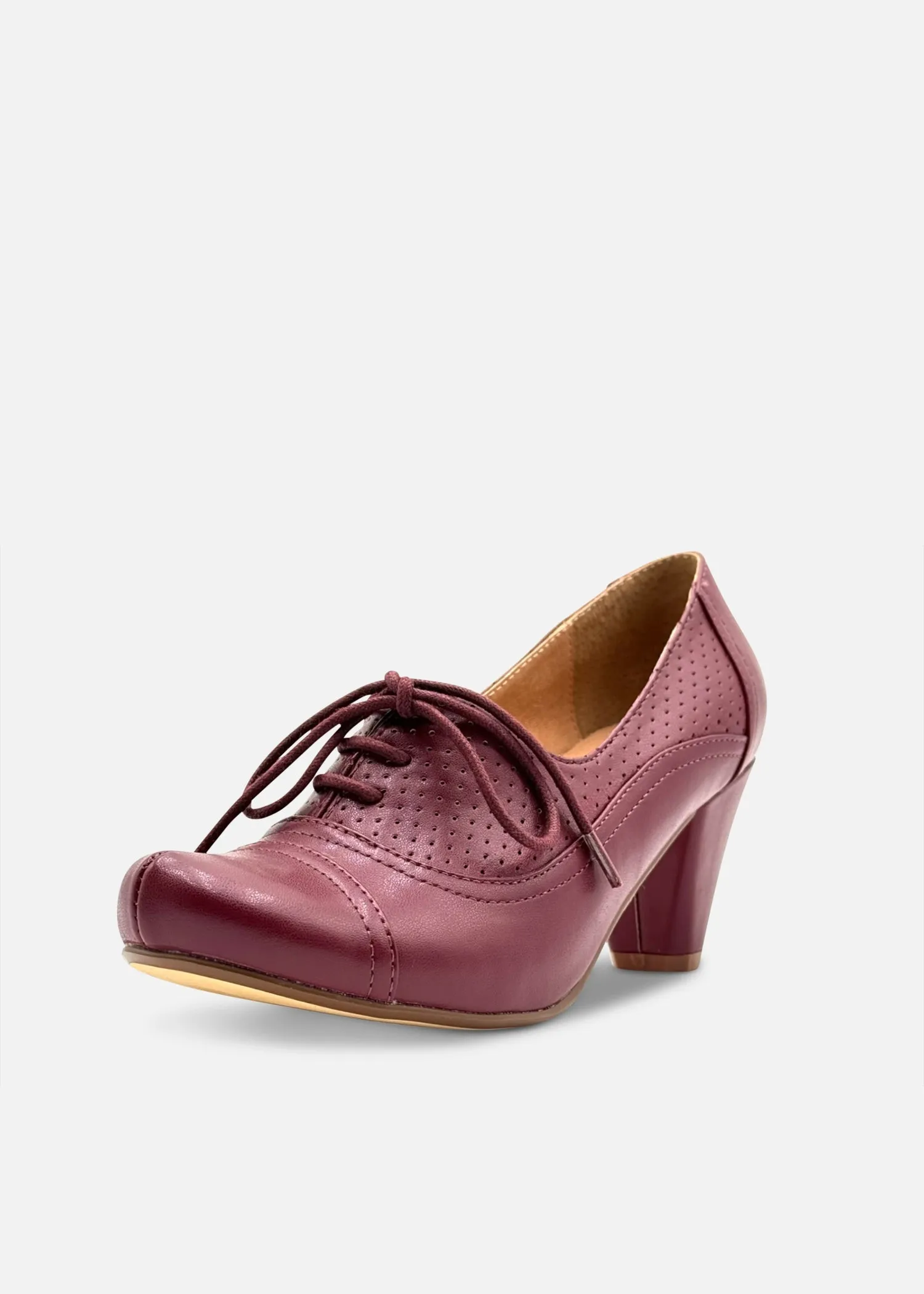 Maytal Retro Heels Burgundy sold by Modcloth product image thumbnail 2