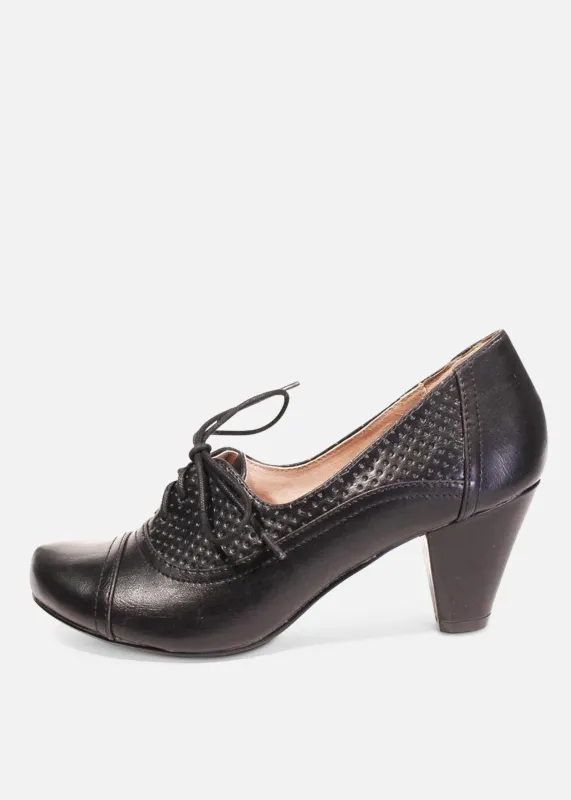 Maytal Retro Heels Black sold by Modcloth
