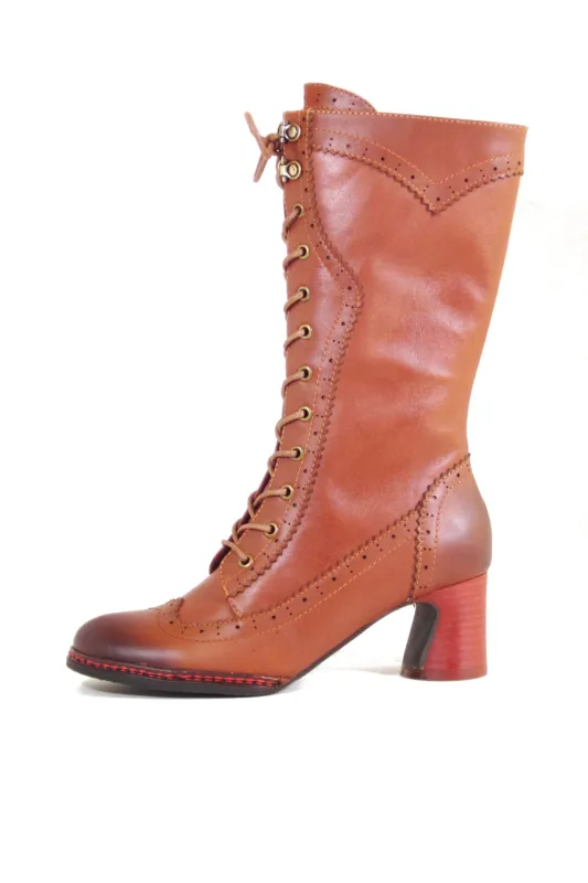 Gaston Victorian Boots Brown sold by Modcloth