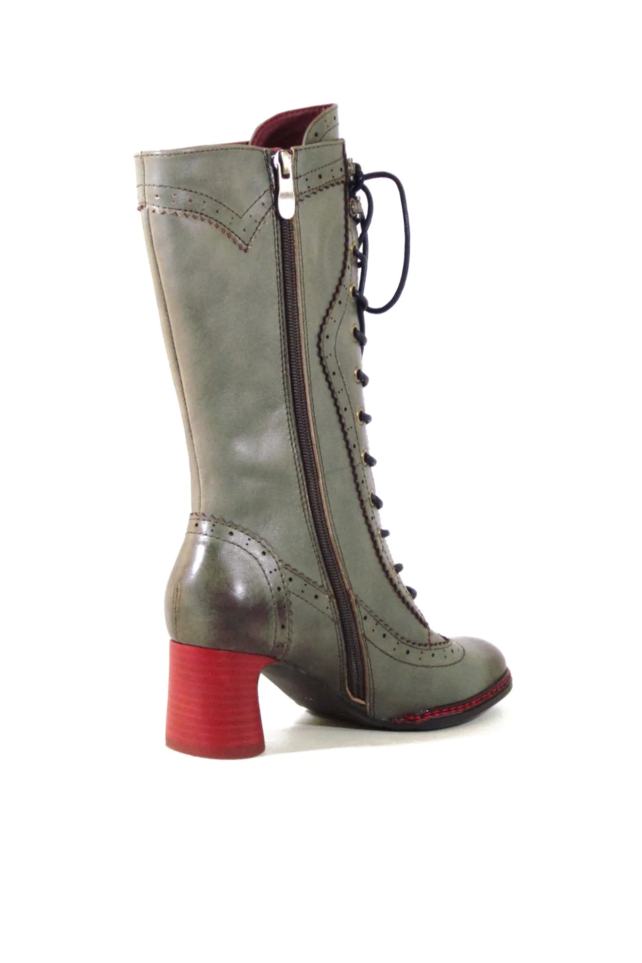 Gaston Victorian Boots Green sold by Modcloth product image thumbnail 3