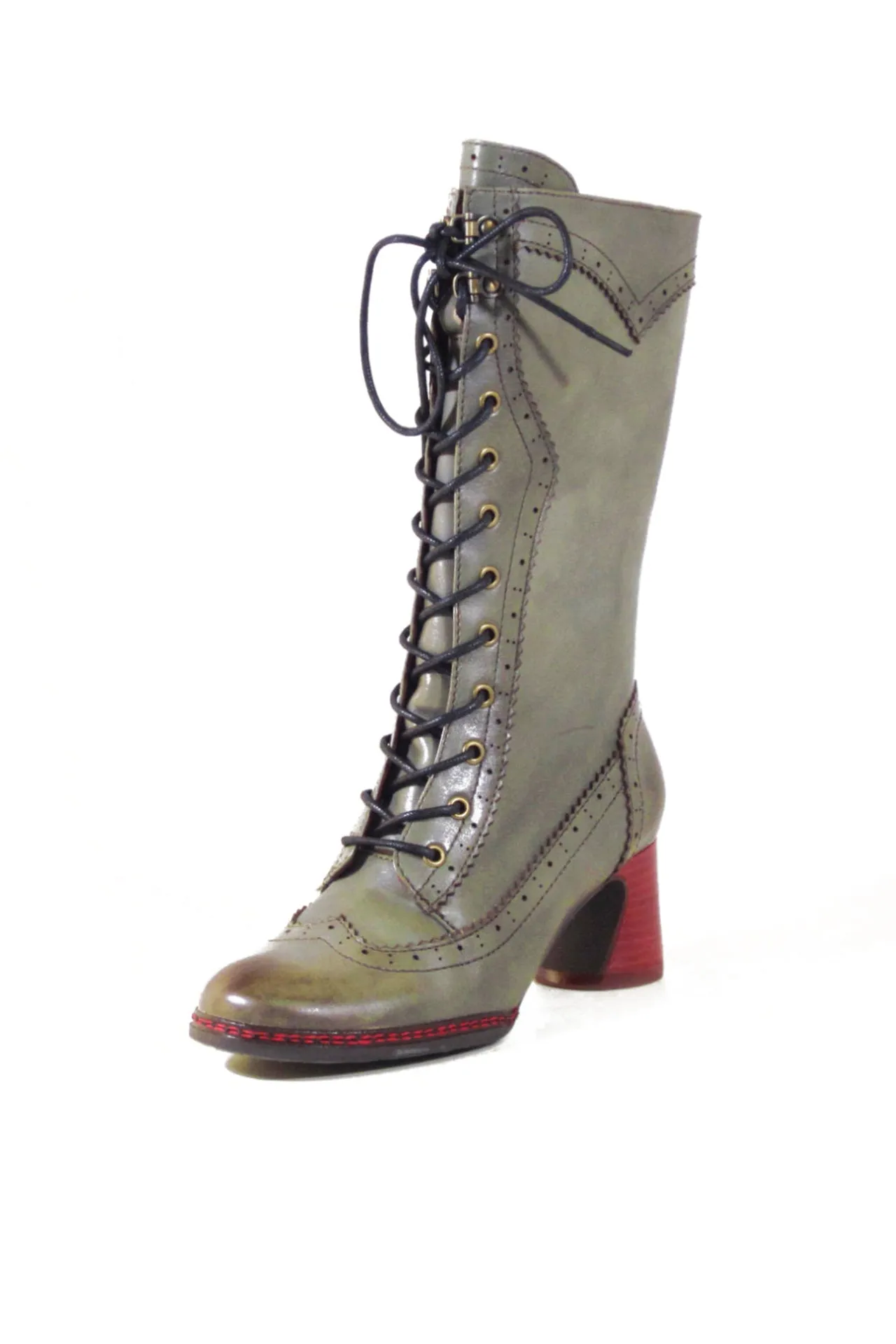 Gaston Victorian Boots Green sold by Modcloth product image thumbnail 5