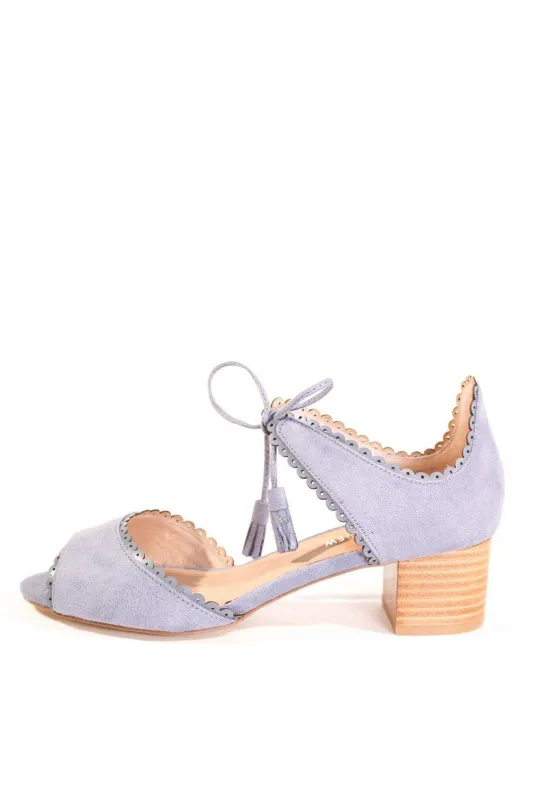 Casino Block-Heel Sandals Blue sold by Modcloth