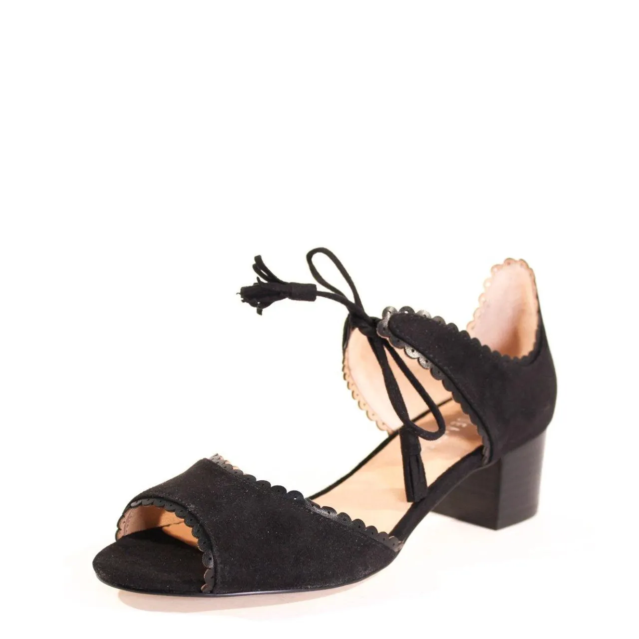 Casino Block-Heel Sandals Black sold by Modcloth product image thumbnail 2