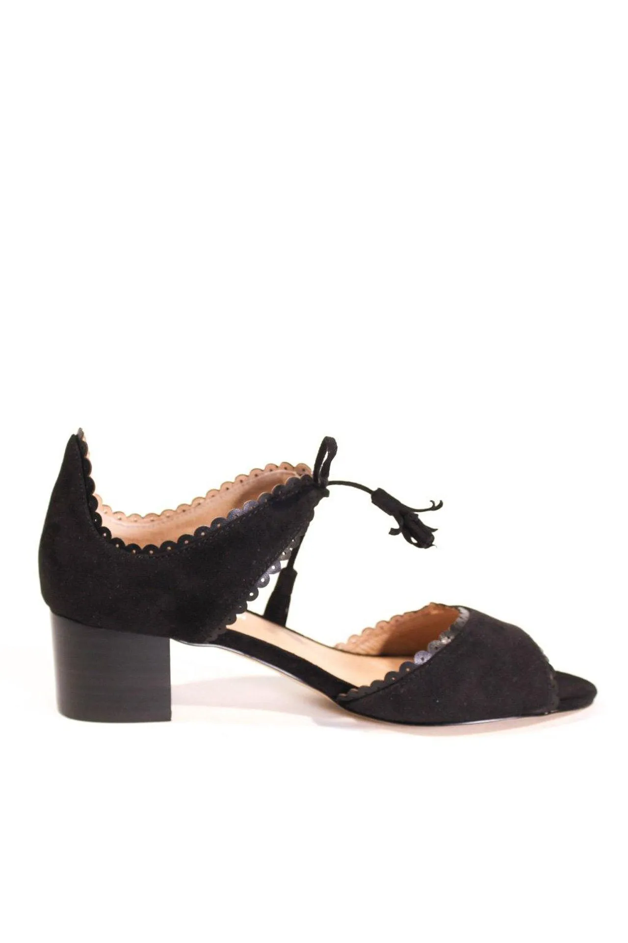 Casino Block-Heel Sandals Black sold by Modcloth product image thumbnail 4