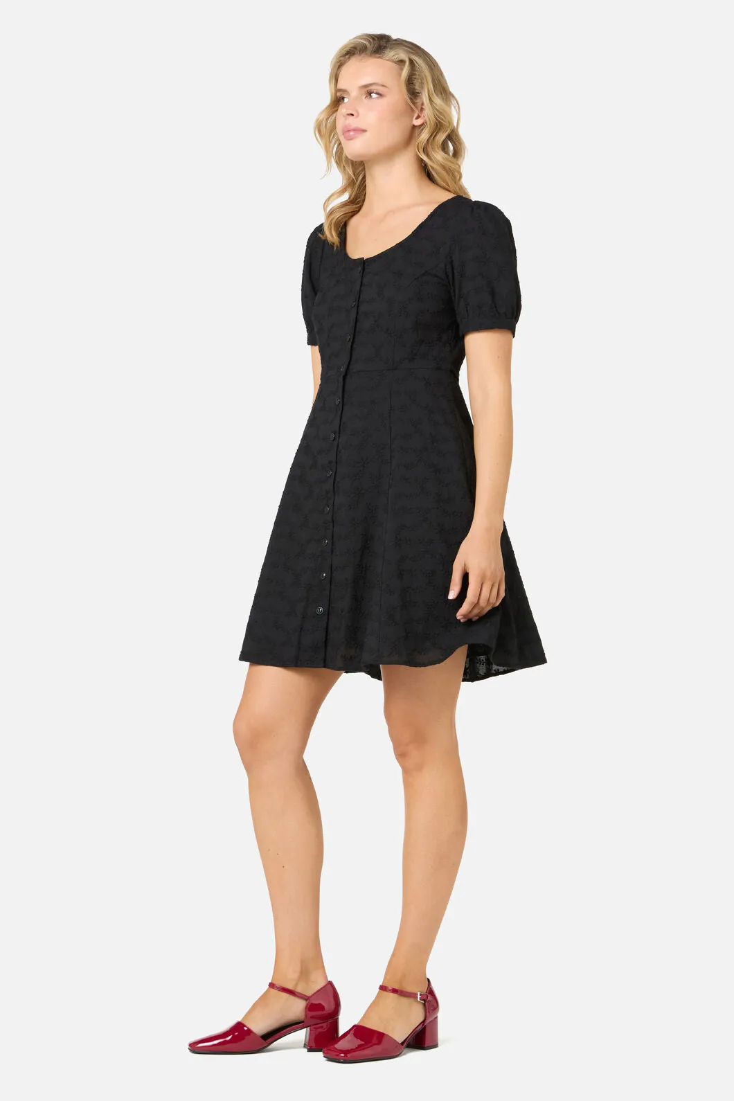 Lily Broidery Mini Dress sold by Modcloth product image thumbnail 3