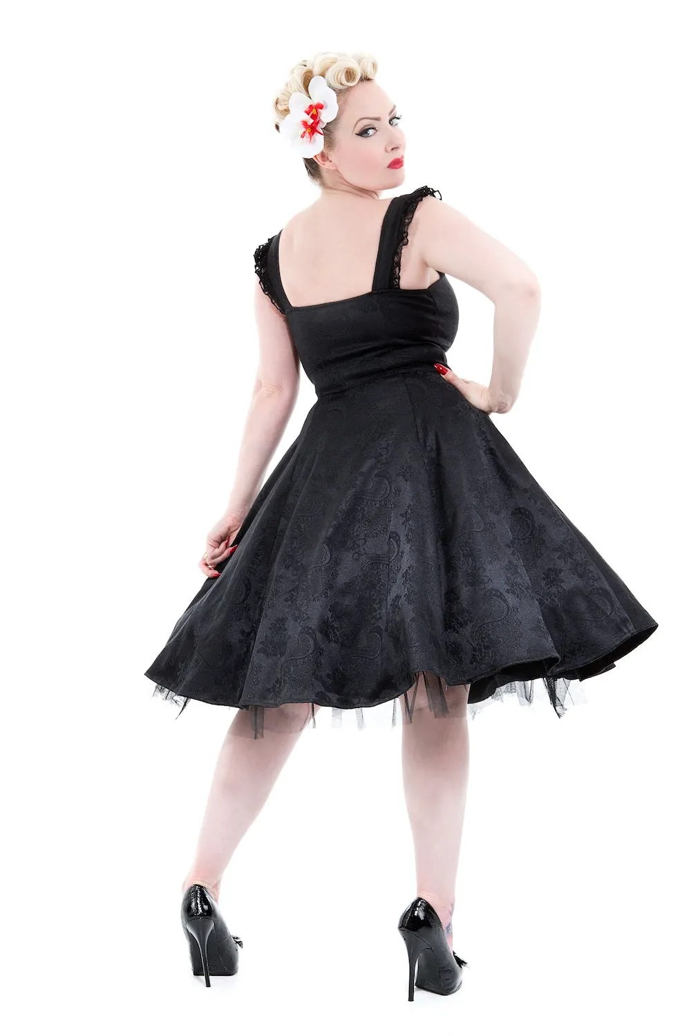 Black Byzantine Swing Dress sold by Modcloth product image thumbnail 2