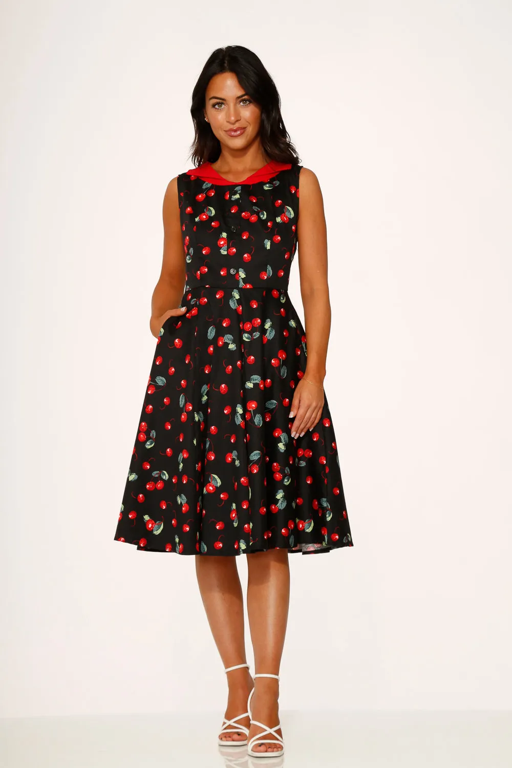Black Cherry Swing Dress sold by Modcloth product image thumbnail 4