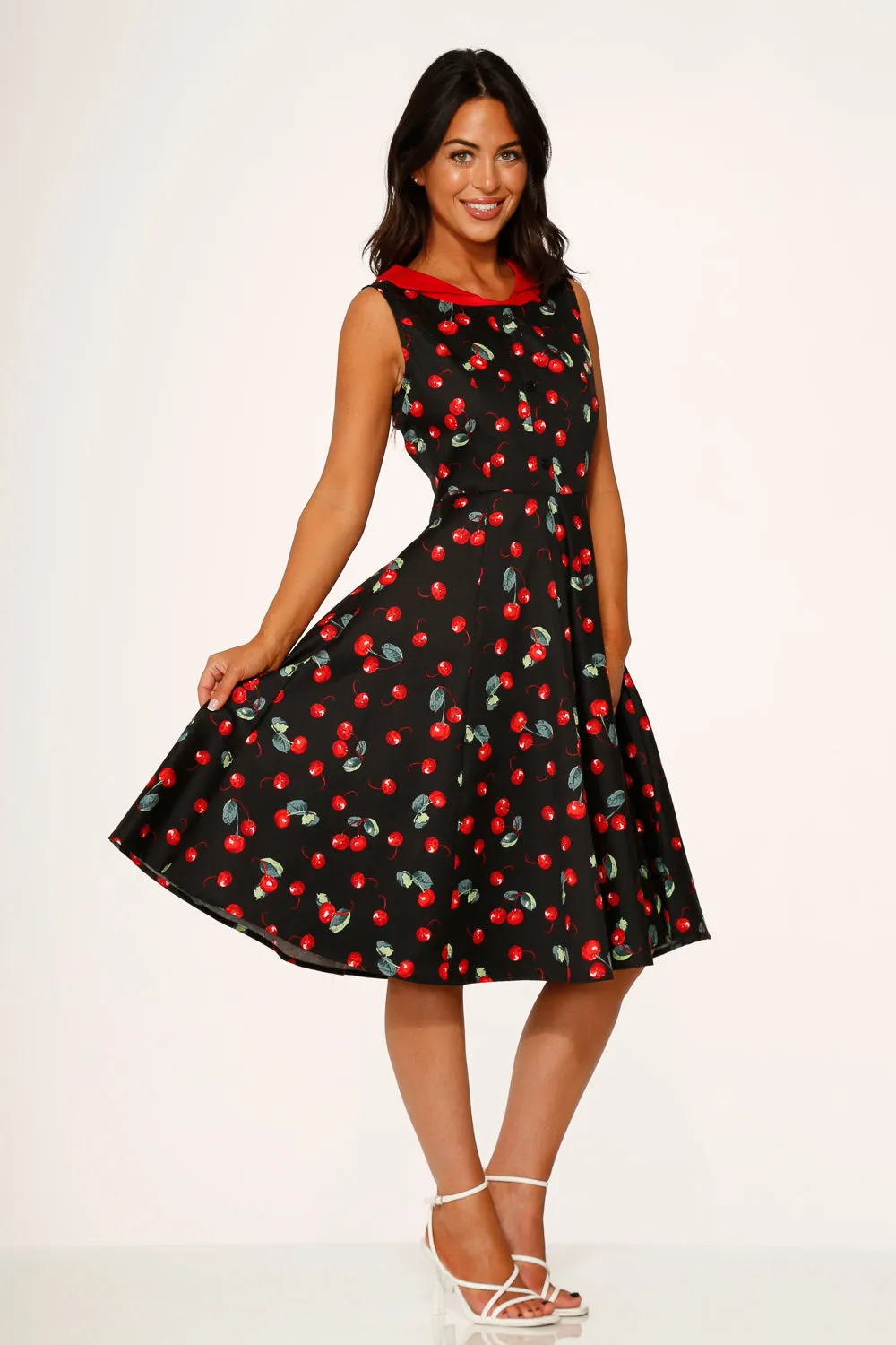 Black Cherry Swing Dress sold by Modcloth product image thumbnail 5