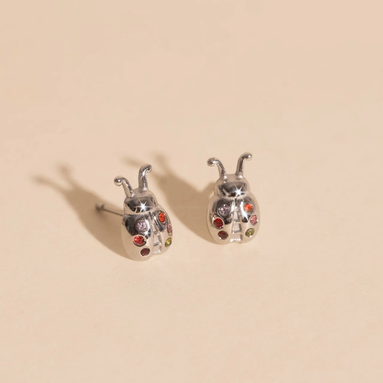 Ladybug Stud Earrings sold by Modcloth product image thumbnail 5