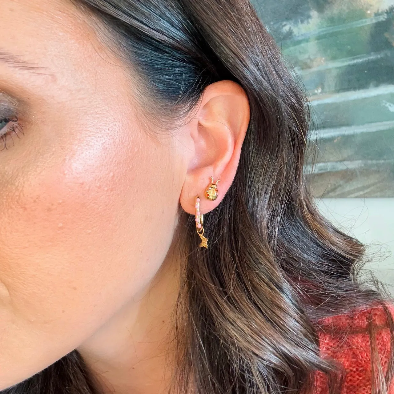 Ladybug Stud Earrings sold by Modcloth product image thumbnail 3
