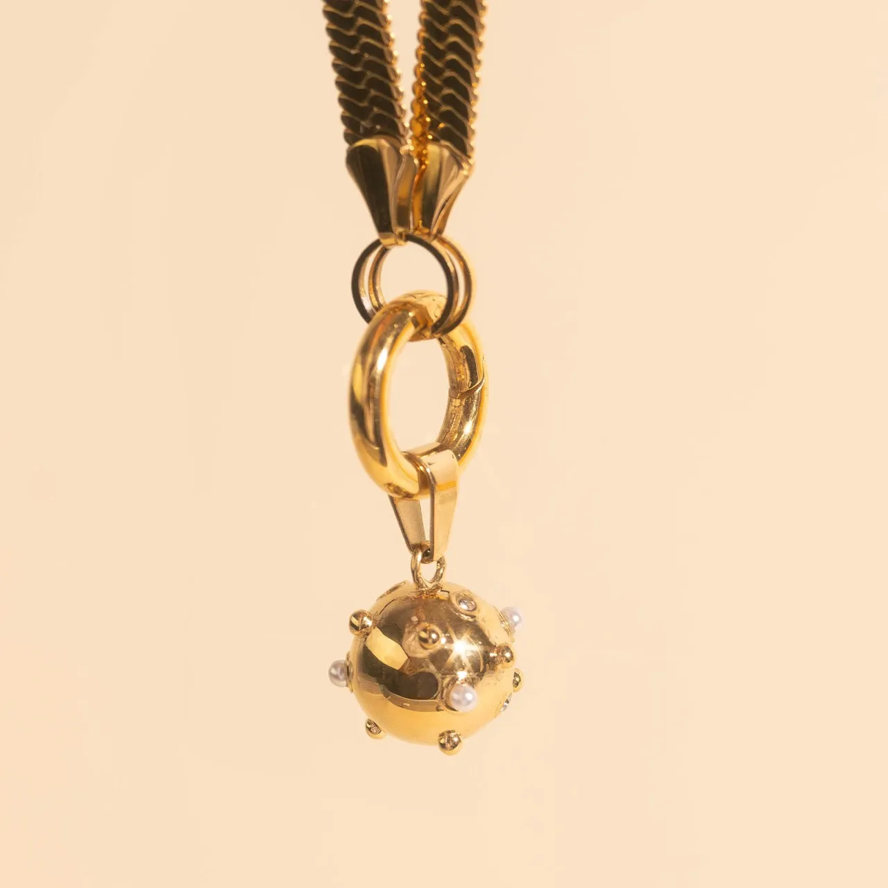 Wrecking Ball Necklace Charm sold by Modcloth product image thumbnail 3