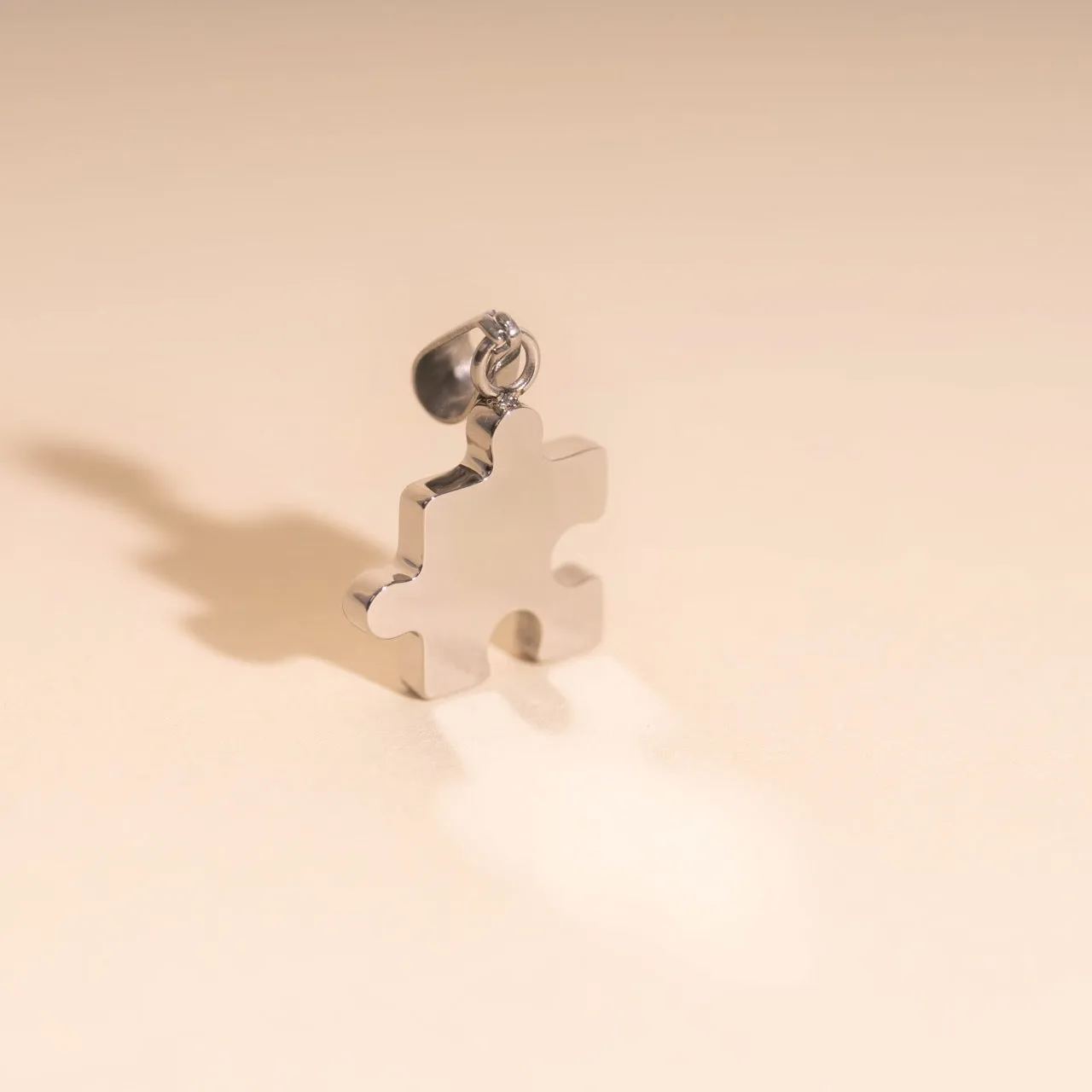 Puzzle Piece Necklace Charm sold by Modcloth product image thumbnail 5