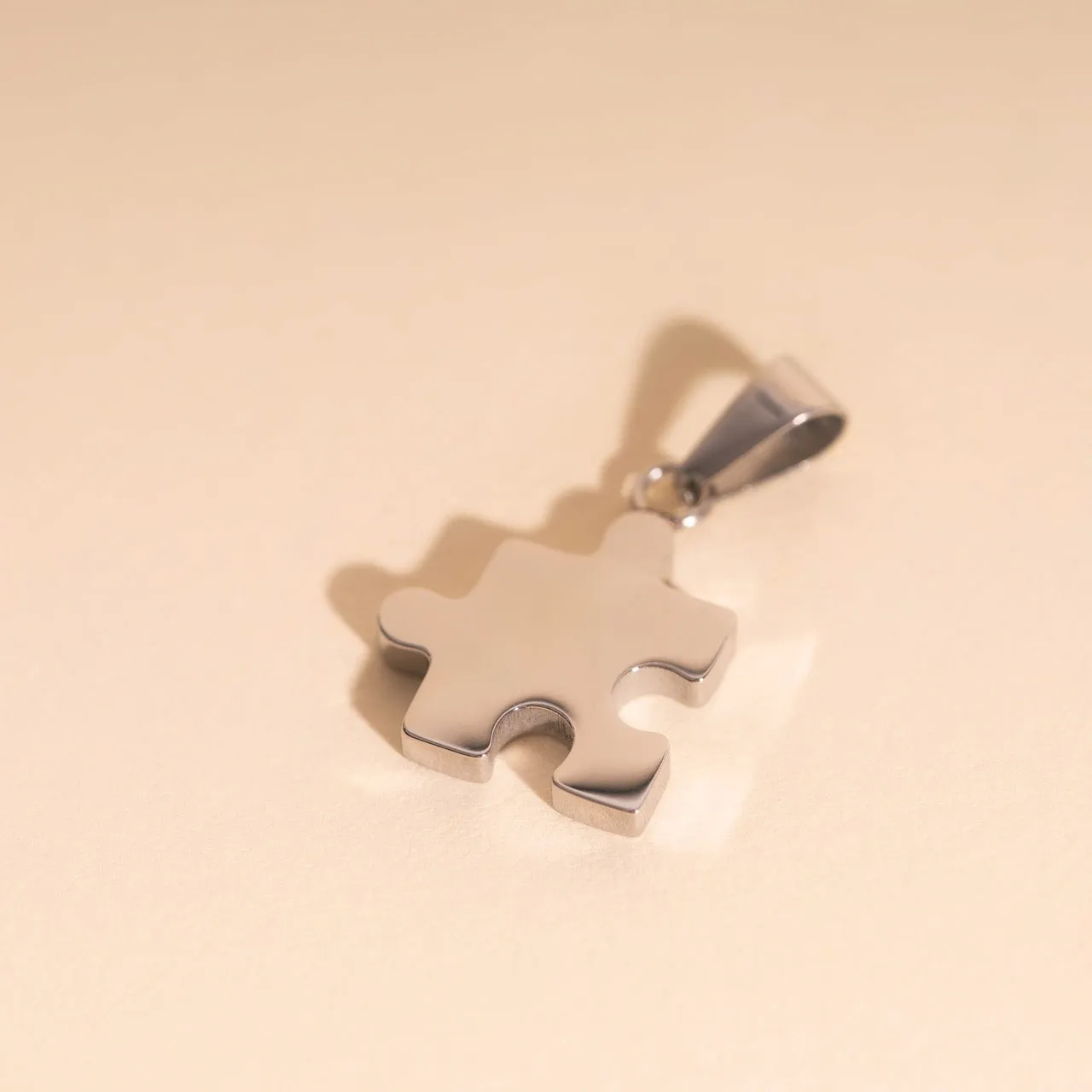 Puzzle Piece Necklace Charm sold by Modcloth product image thumbnail 4