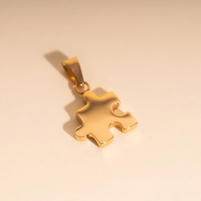 Puzzle Piece Necklace Charm sold by Modcloth