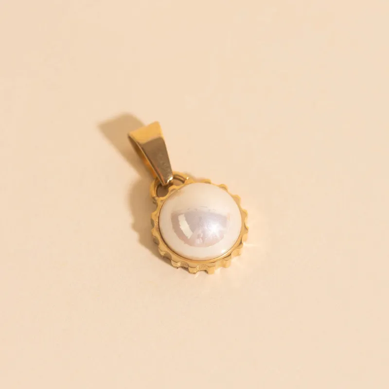 Pearl Necklace Charm sold by Modcloth