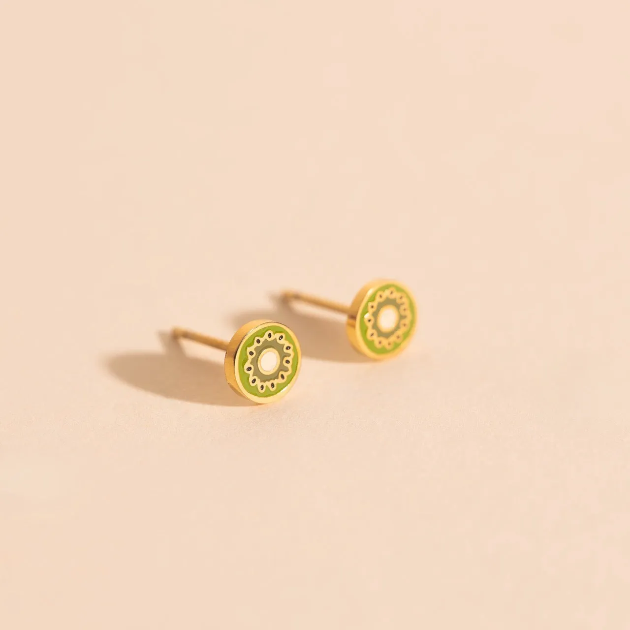 Mini Kiwi Stud Earrings sold by Modcloth product image thumbnail 2