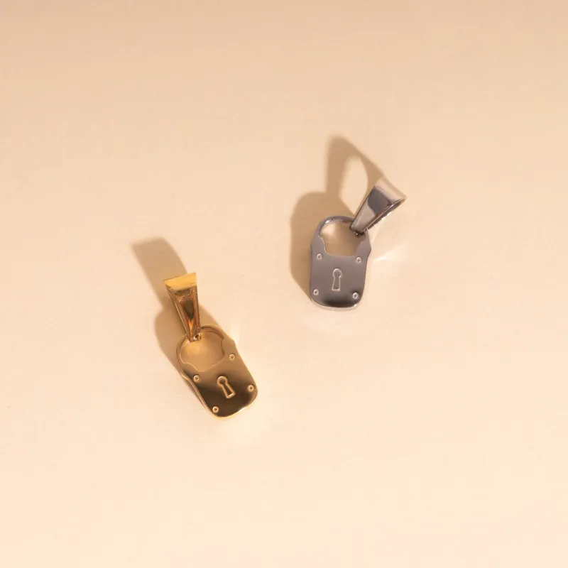 Locked In Necklace Charm sold by Modcloth