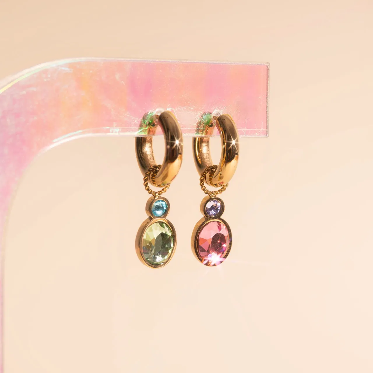 Twist and Mix Huggie Hoop Charms sold by Modcloth product image thumbnail 4