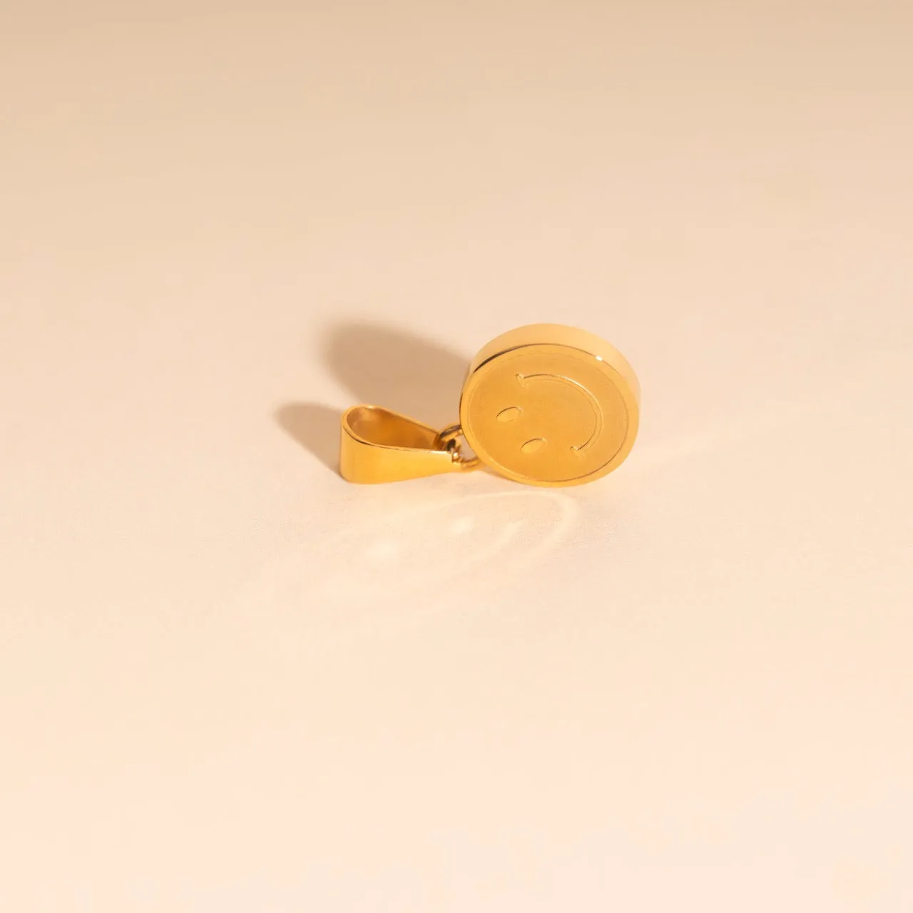 Smiley Face Necklace Charm sold by Modcloth product image thumbnail 2