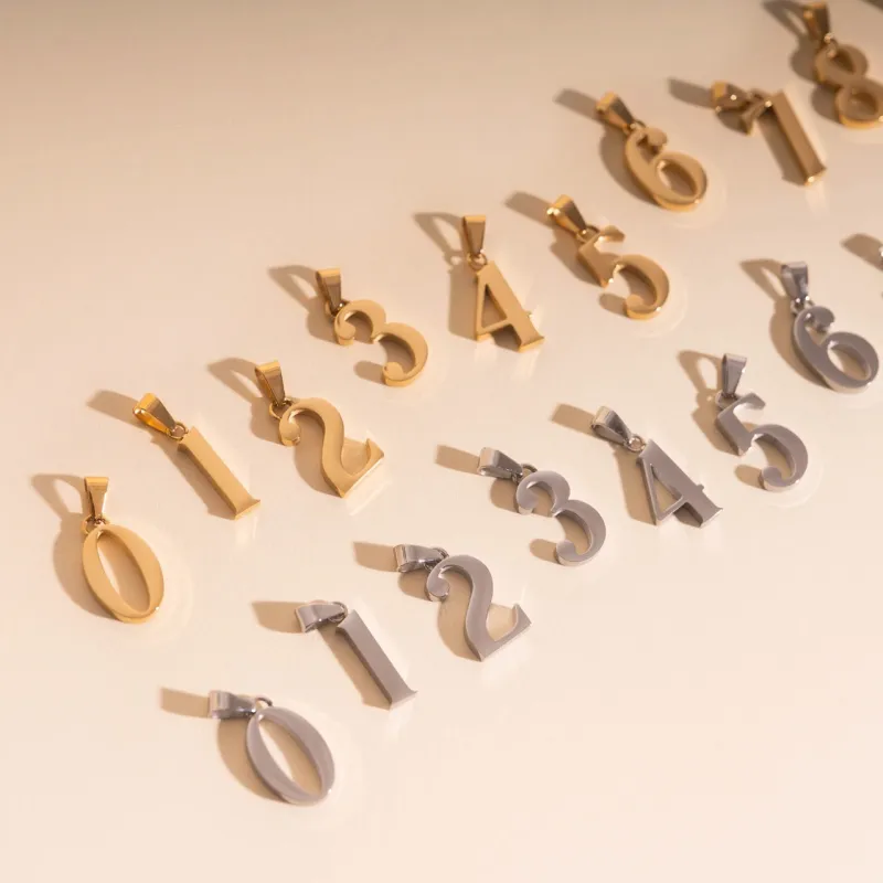 Number Necklace Charm (Single) sold by Modcloth