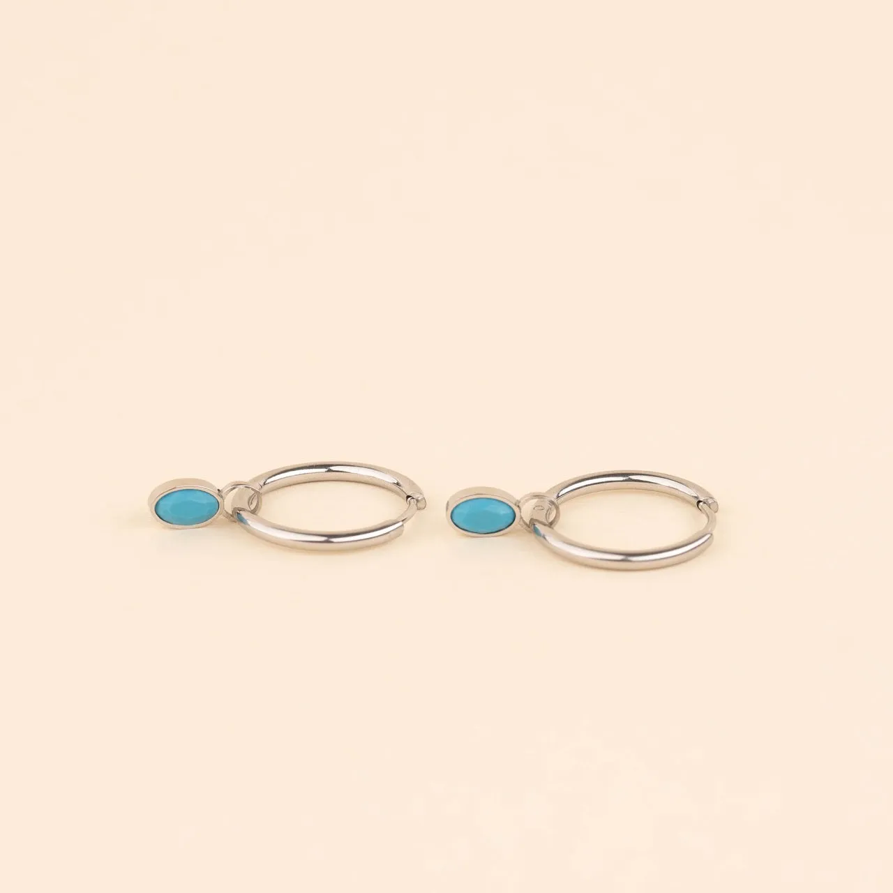 December Birthstone Huggie Hoop Charms sold by Modcloth product image thumbnail 5