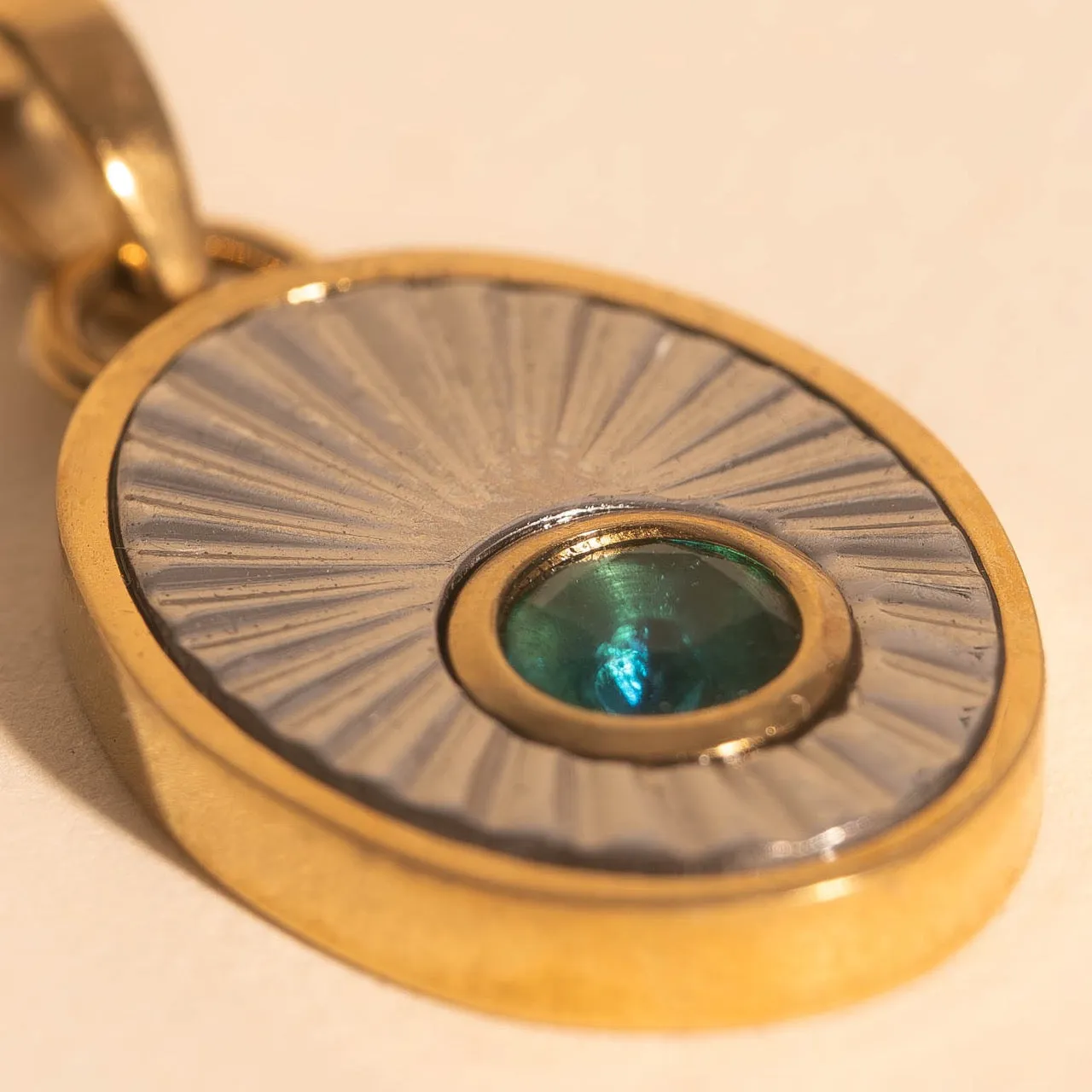 March Birthstone Necklace Charm sold by Modcloth product image thumbnail 2