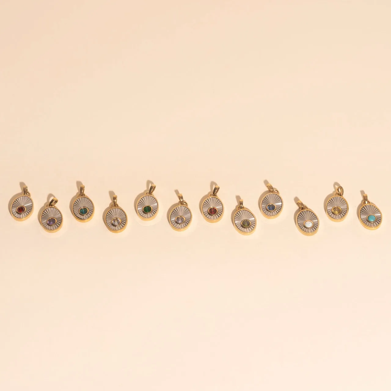 March Birthstone Necklace Charm sold by Modcloth product image thumbnail 4