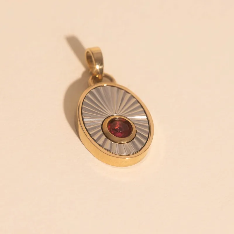 July Birthstone Necklace Charm sold by Modcloth