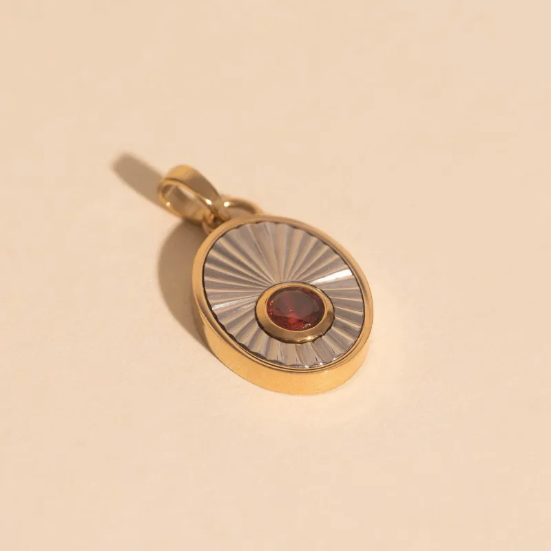 January Birthstone Necklace Charm sold by Modcloth