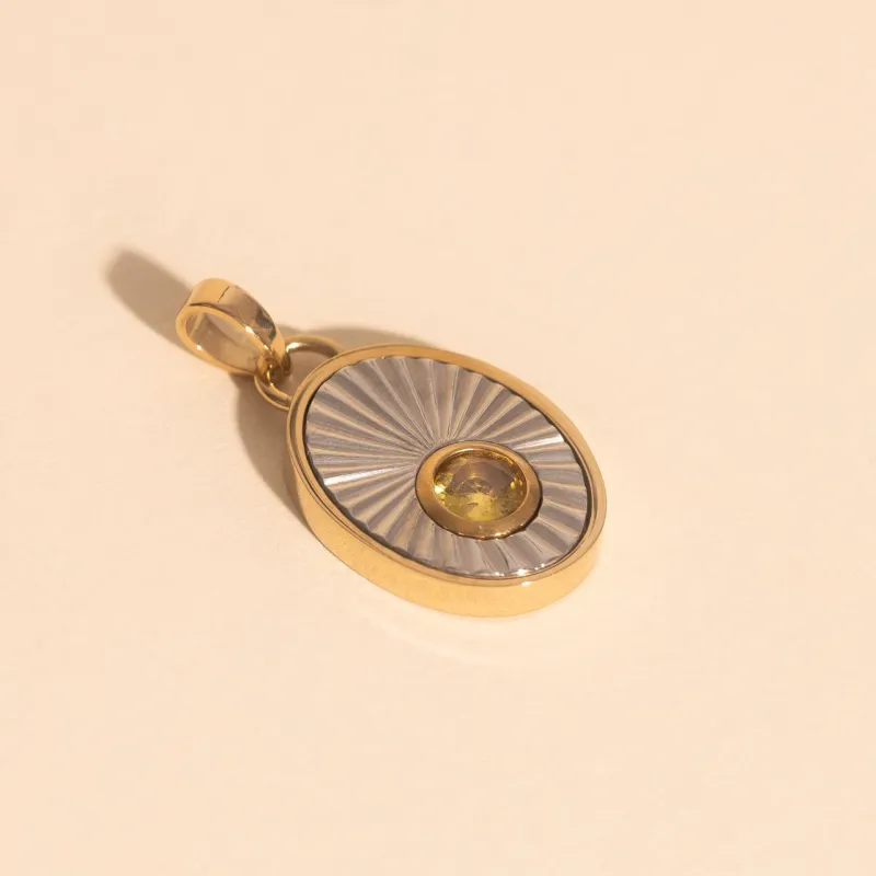 November Birthstone Necklace Charm sold by Modcloth